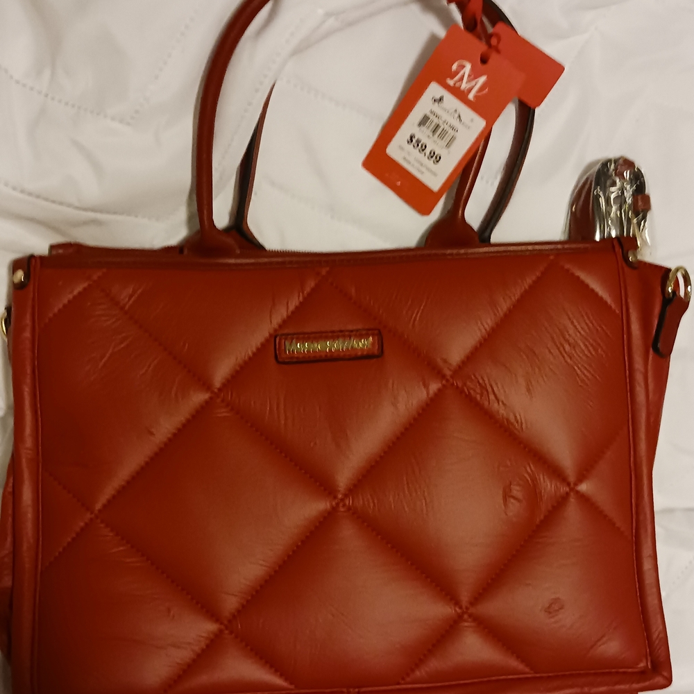 NEW Montana West Red Quilted Women's Bag